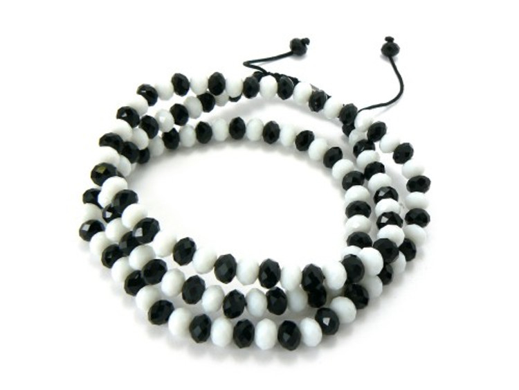 Solitaire Cz Black & White Disco Ball Hip Hop Chain Necklace