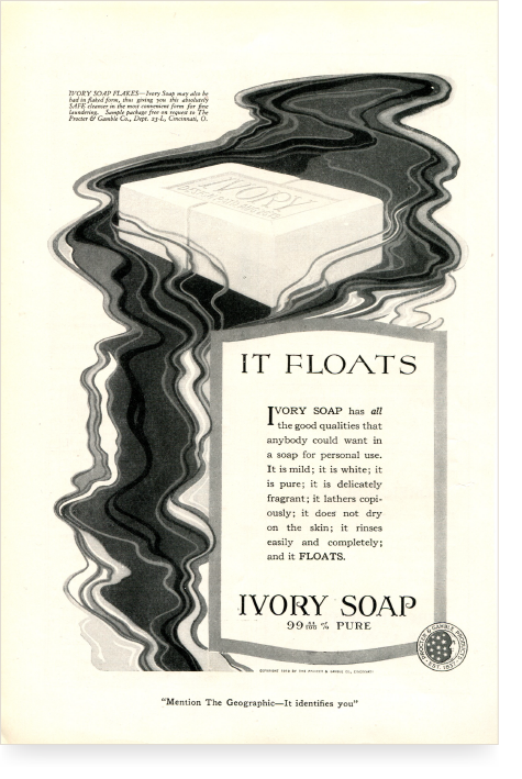 Early Ivory Advertisement