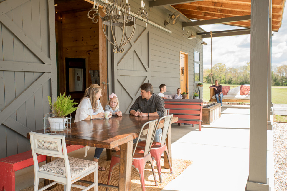 Family makes a barn house their home