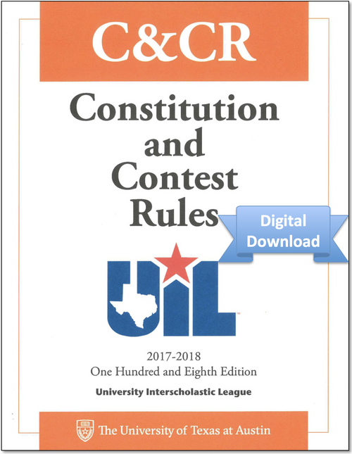 2017-2018 Constitution and Contest Rules (Digital) 2017-2018 Constitution and Contest Rules (Digital)