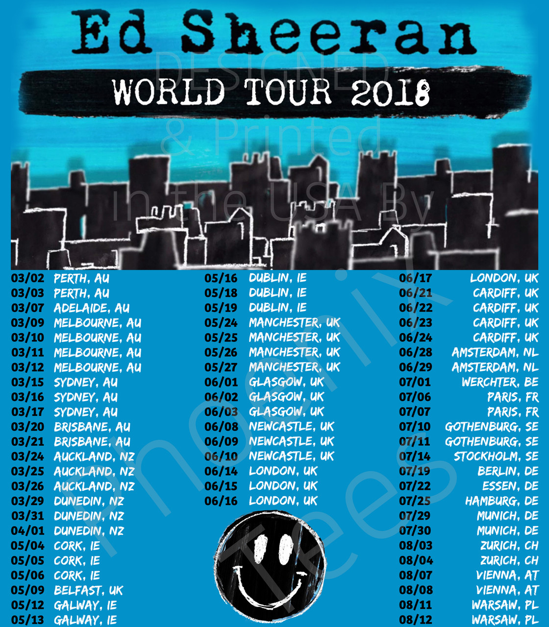 Ed Sheeran X Tour Opening Act Ed Sheeran X Tour Opening Act
