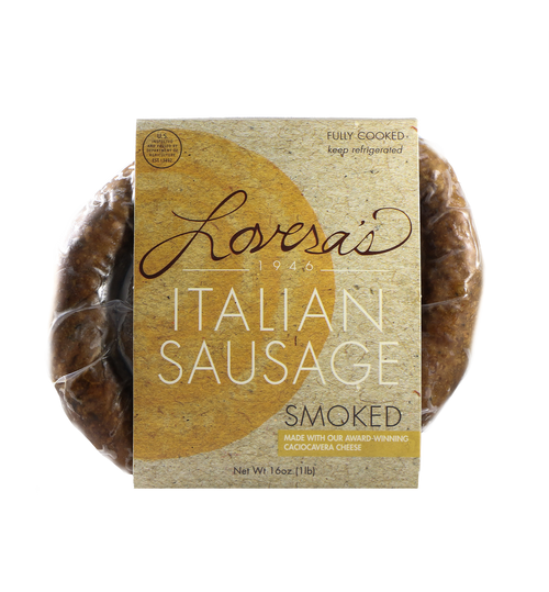 Smoked Italian Sausage w/ Caciocavera Cheese Smoked Italian Sausage w/ Caciocavera Cheese
