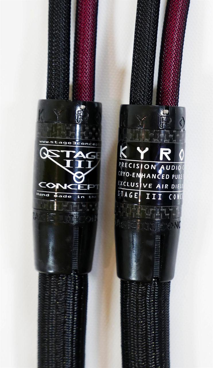 Stage III Kyros Precision Silver Speaker Cables NEW. Pure solid silver Aerostrand. True Audiophile.