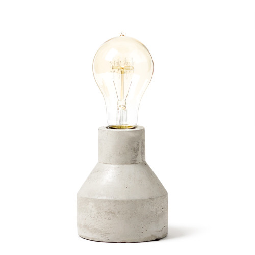 Cement Lamp - Bevelled Cylinder