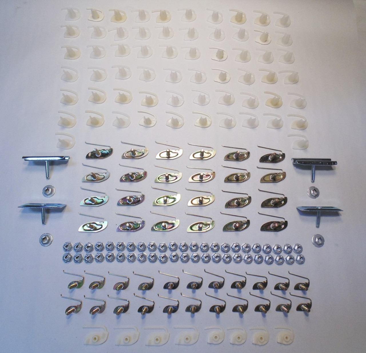 64 1964 Chevy Impala 2 Door Side Molding Trim Fastener Clip Set 170pcs I5 Classic Chevy