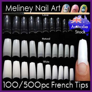 500pc french nail tips false nails 500pc french nail tips false nails