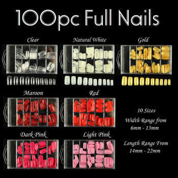 100pc Mid Full Nails 100pc Mid Full Nails