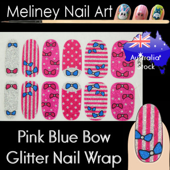 pink bow nail wraps pink bow nail wraps