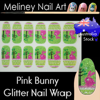 easter bunny rabbit nail wraps sticker easter bunny rabbit nail wraps sticker