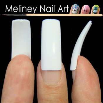 500Pc Half Cover French Tips 500Pc Half Cover French Tips