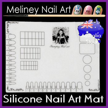 silicone nail art mat for stamping designs silicone nail art mat for stamping designs