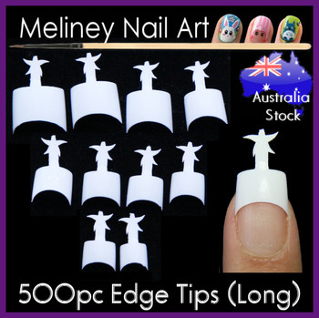 french edge tips long french edge tips long