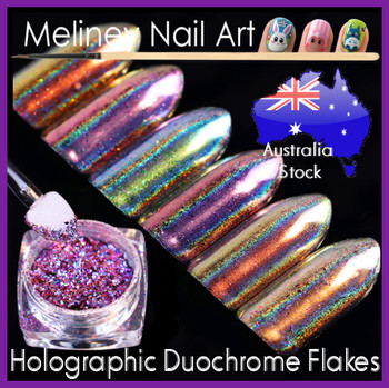 Holographic Duochrome Flakes Holographic Duochrome Flakes