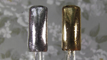 Silver or Gold Chrome Flakes Silver or Gold Chrome Flakes