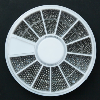 Gun Metal beads Wheel for nail art Gun Metal beads Wheel for nail art