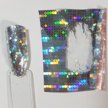 Silver Dot Nail Art Transfer Foil Silver Dot Nail Art Transfer Foil