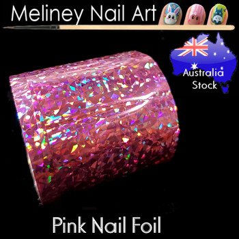 Pink Nail Art Transfer Foil Pink Nail Art Transfer Foil