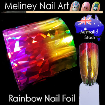 Rainbow Nail Art Transfer Foil Rainbow Nail Art Transfer Foil