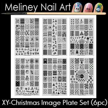 XY-Christmas Image Plate for Stamping Nail Art Designs XY-Christmas Image Plate for Stamping Nail Art Designs