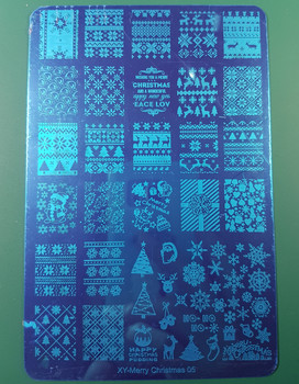 XY-Christmas Image Plate for Stamping Nail Art Designs XY-Christmas Image Plate for Stamping Nail Art Designs