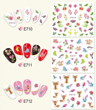 11pc Forest Animals Nail Stickers 11pc Forest Animals Nail Stickers