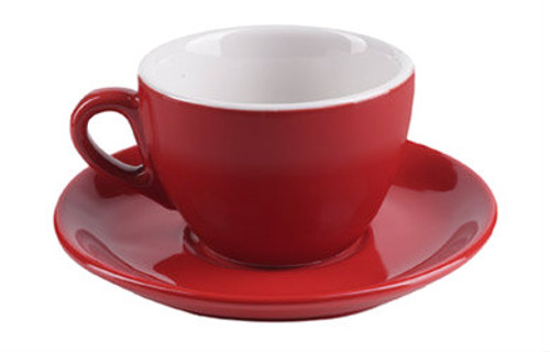 ipa aoste cappuccino cup in red