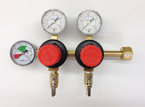 Two Product Two Pressure CO2 Regulator Two Product Two Pressure CO2 Regulator