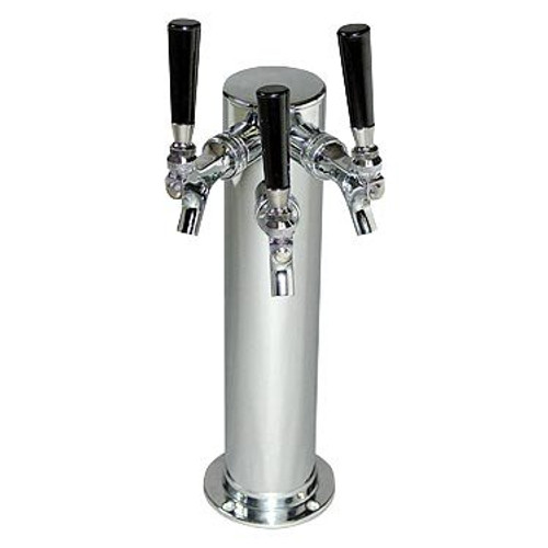 3 Faucet Tower with Beer Lines and Mounting Hardware 3 Faucet Tower with Beer Lines and Mounting Hardware