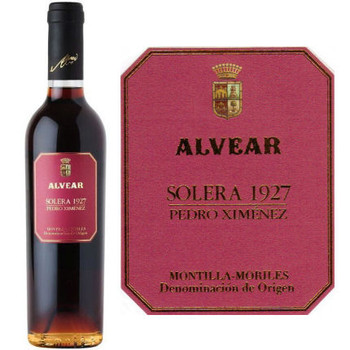 Alvear 1927 Pedro Ximenez Solera (Spain) 375ml Alvear 1927 Pedro Ximenez Solera (Spain) 375ml