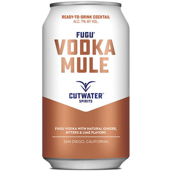 Cutwater Spirits Fugu Vodka Mule Ready-To-Drink 4-Pack 12oz Cans Cutwater Spirits Fugu Vodka Mule Ready-To-Drink 4-Pack 12oz Cans
