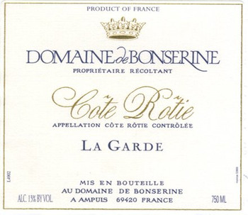 Domaine de Bonserine Cote-Rotie La Garde Domaine de Bonserine Cote-Rotie La Garde