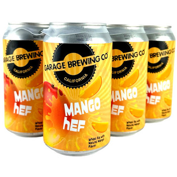 Garage Brewing Mango Hefeweizen 12oz 6 Pack Cans Garage Brewing Mango Hefeweizen 12oz 6 Pack Cans