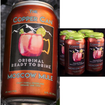 The Copper Can Moscow Mule 12oz 4 Pack Cans The Copper Can Moscow Mule 12oz 4 Pack Cans