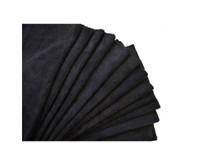 16"x16" 20 Pack Ultra Shine Edgeless Microfiber Towels Black