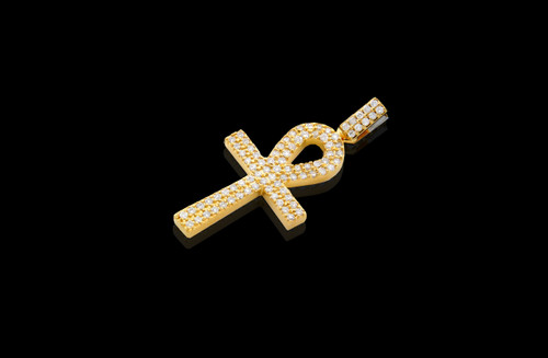 10K Gold 2.30T Diamonds Custom Made Cross Pendant 10K Gold 2.30T Diamonds Custom Made Cross Pendant
