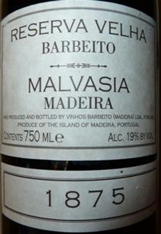 Barbeito Malvasia Madeira 1875 750ml