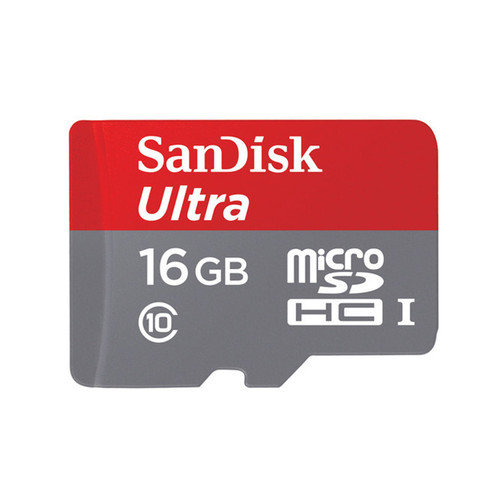 SanDisk 16GB Ultra UHS-I microSDHC Memory Card (Class 10)