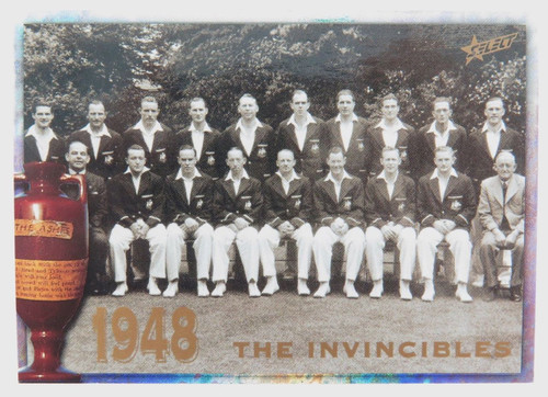 1998 Don Bradman / 1948 Invincibles ACB / Select Australia card. Variation #1