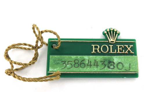 RARE 1972 OBSOLETE / OLD STYLE ROLEX OYSTER 30J GREEN TAG.