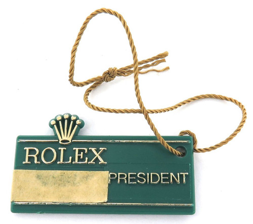 SCARCE 1982 OBSOLETE / OLD STYLE ROLEX PRESIDENT 30J GREEN TAG.