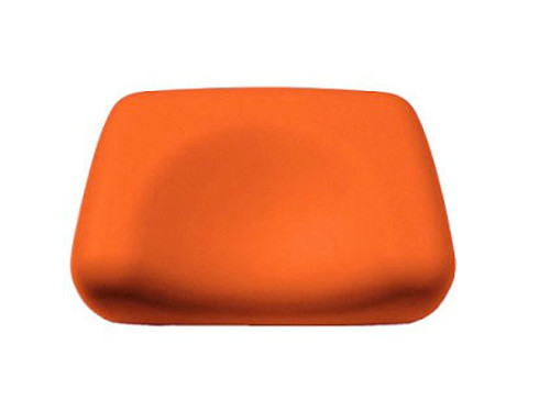 Foam Contoured Tanning Bed Pillow - Orange