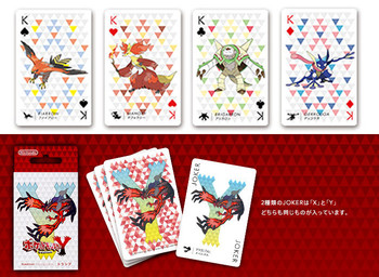 Nintendo Japan "Pokemon Y” Playing Card Set (POKER CARDS) Nintendo Japan "Pokemon Y” Playing Card Set (POKER CARDS)