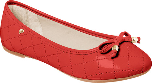 Quilted Stitch Ballet Flat Shoes - Mother Quilted Stitch Ballet Flat Shoes - Mother