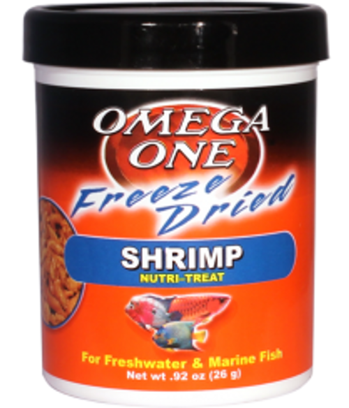 Omega One Freeze Dried Shrimp 1.7 oz Omega One Freeze Dried Shrimp 1.7 oz