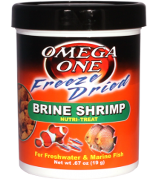 Omega One Freeze Dried Brine Shrimp 1.2 oz Omega One Freeze Dried Brine Shrimp 1.2 oz
