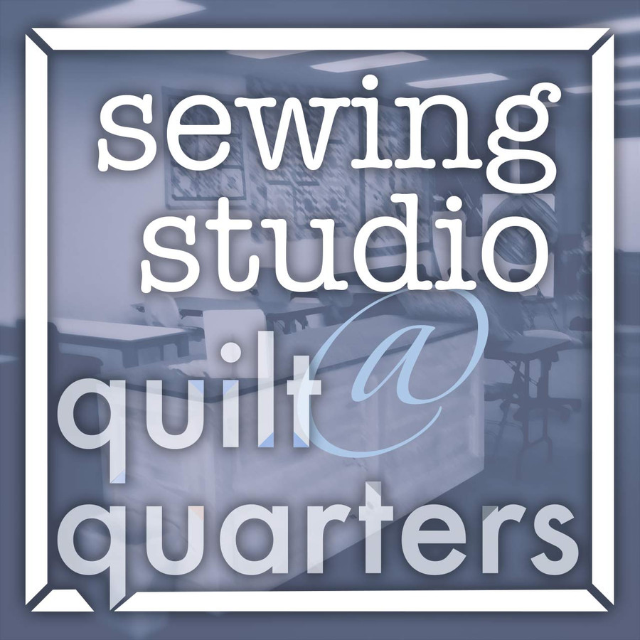 sewing studio at quilt quarters