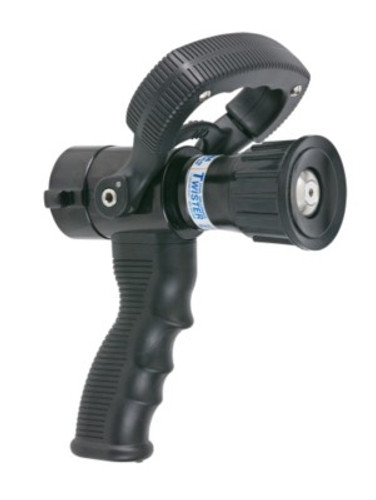 TFT Legacy 1" Twister Dual Gallonage Nozzle with Pistol Grip - 10 & 24 GPM @ 100 PSI