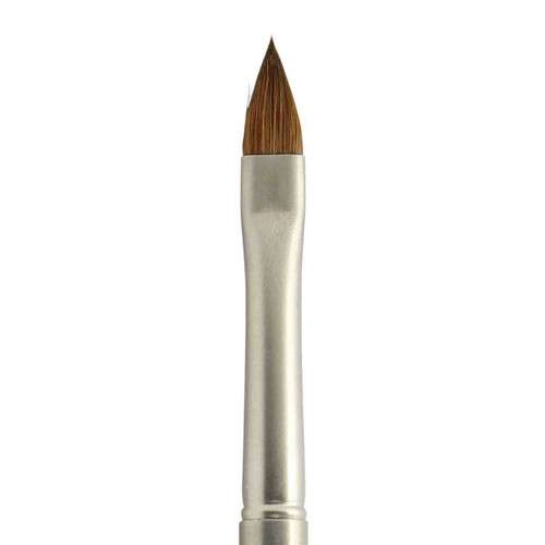 N3 PRO Gun Metal Kolinsky Sable Oval #6 Nail Brush N3 PRO Gun Metal Kolinsky Sable Oval #6 Nail Brush