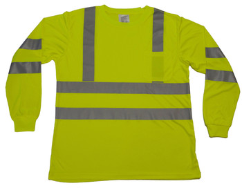 ANSI CLASS 3 SAFETY T-SHIRT LONG SLEEVE ANSI CLASS 3 SAFETY T-SHIRT LONG SLEEVE