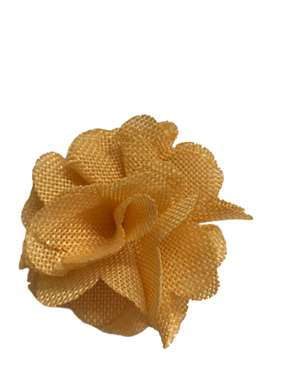 Soft Burlap Flower Clip